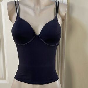 Le Mystere Black L Image Collection tailored camisole , sz 34C